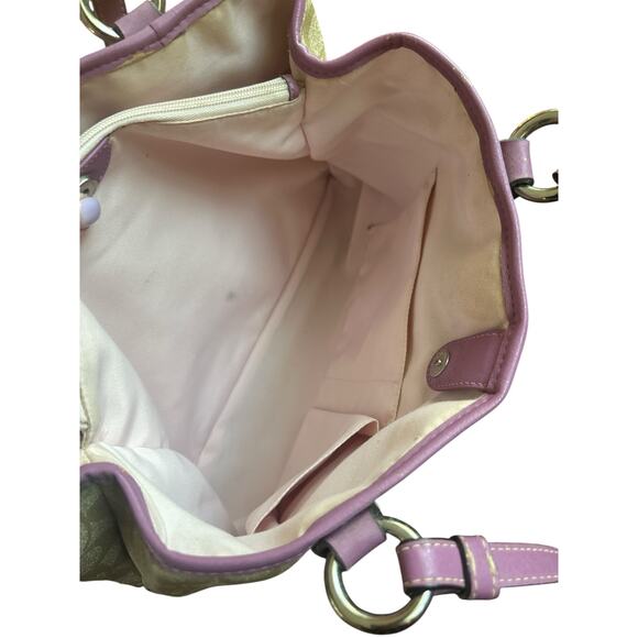 Coach Tan and Pink Crossbody Bag - Picture 11 of 13